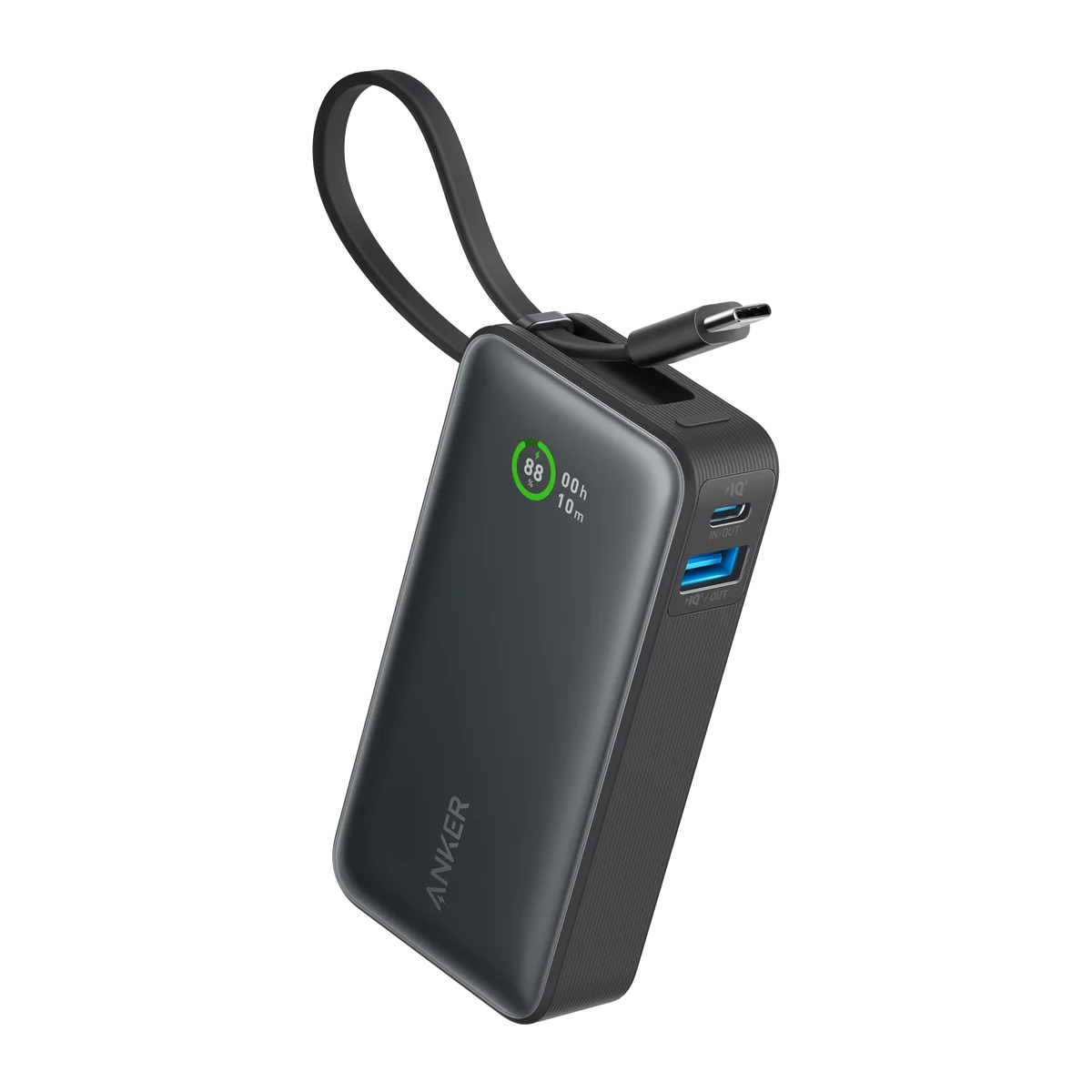 Anker Nano Power Bank (30W, Built-In USB-C Cable)