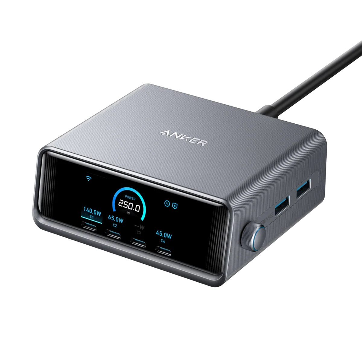 Anker Prime Charger (250W, 6 Ports, GaNPrime)