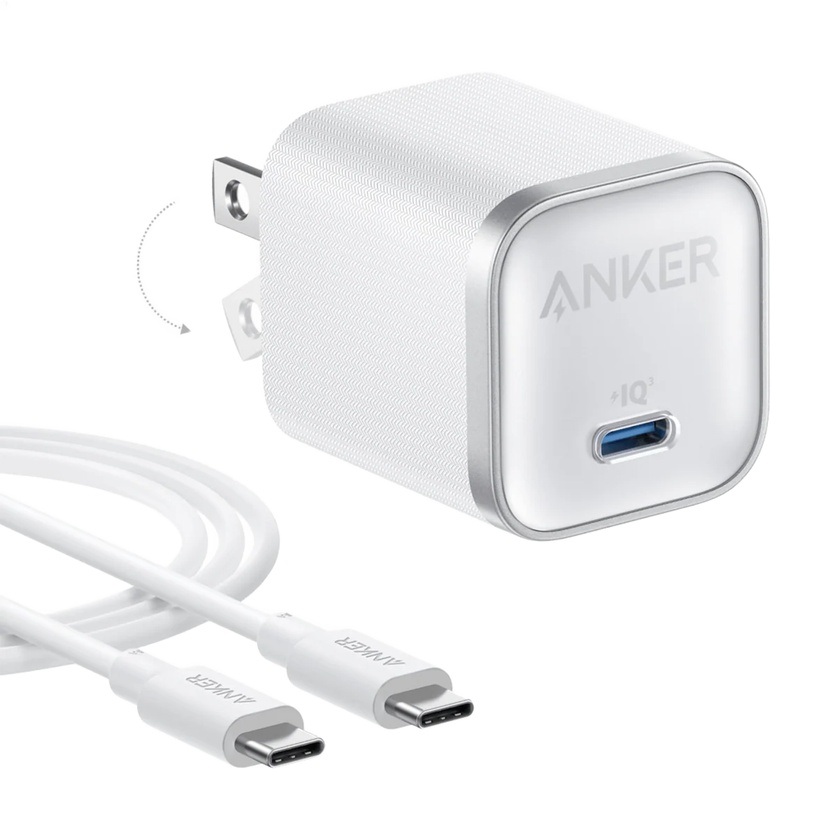 Anker Nano Charger (45W) with USB-C to USB-C Cable alternate view