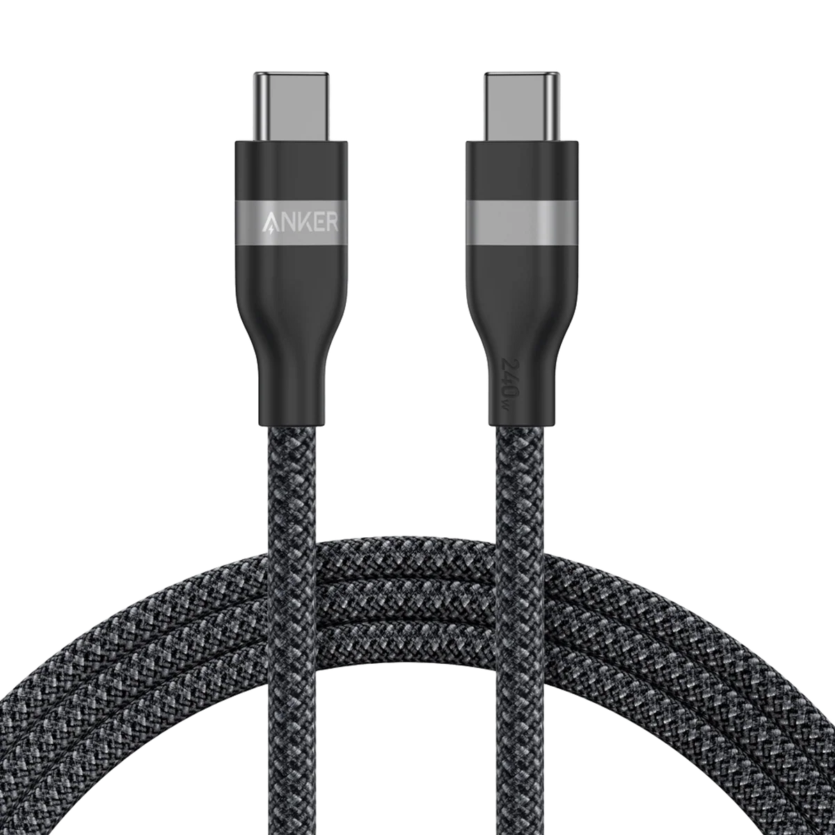 Anker USB-C to USB-C Cable (3 ft / 6 ft, 240W, Upcycled-Braided)