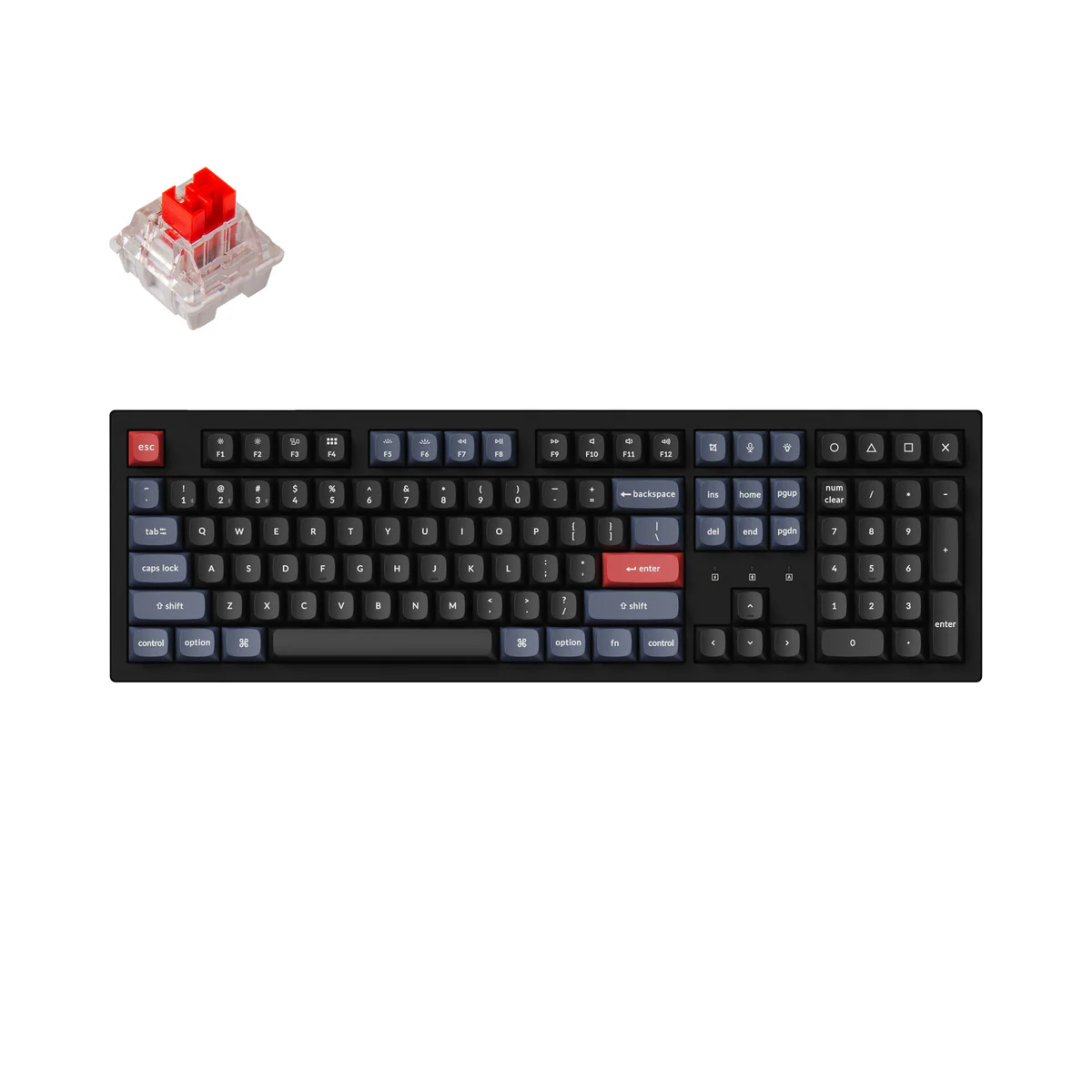 Keychron K10 Pro QMK/VIA Wireless Mechanical Keyboard alternate view
