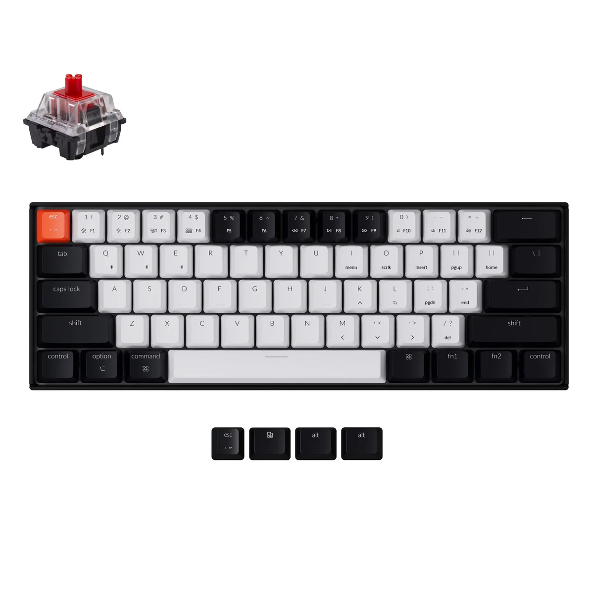 Keychron K12 Wireless Mechanical Keyboard alternate view