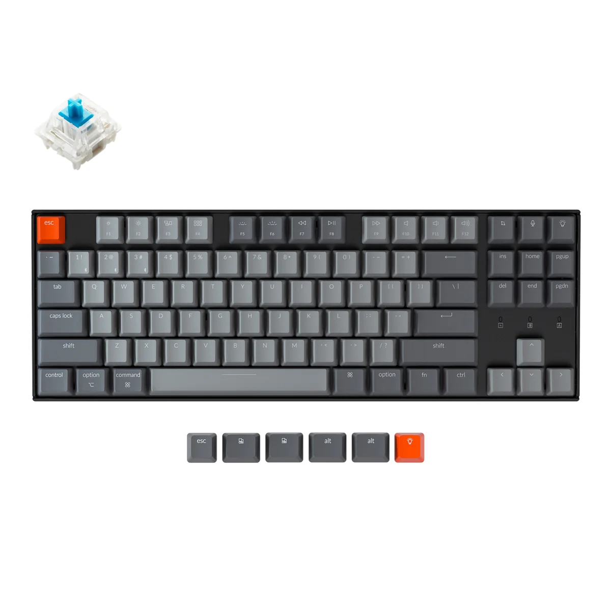 Keychron K8 Wireless Mechanical Keyboard alternate view