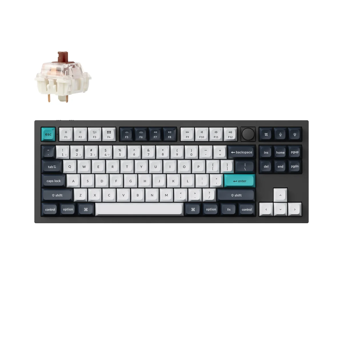 Keychron Q3 Max QMK/VIA Wireless Custom Mechanical Keyboard alternate view
