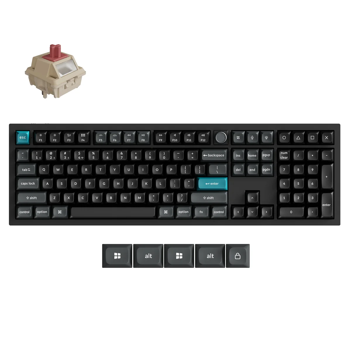 Keychron Q6 Ultra 8K Wireless Custom Mechanical Keyboard alternate view
