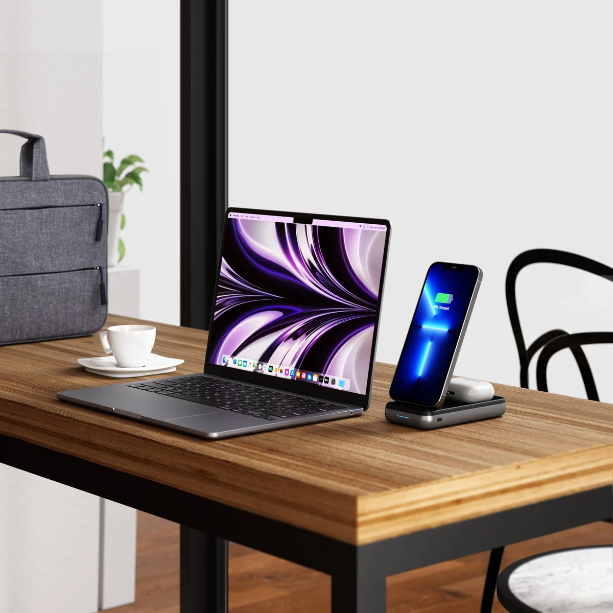 Satechi Duo Wireless Charger Power Stand alternate view