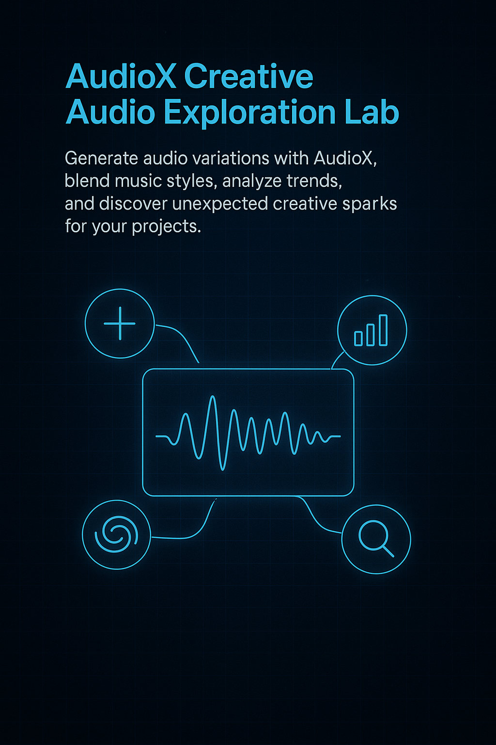 مختبر استكشاف الصوت الإبداعي Audiox