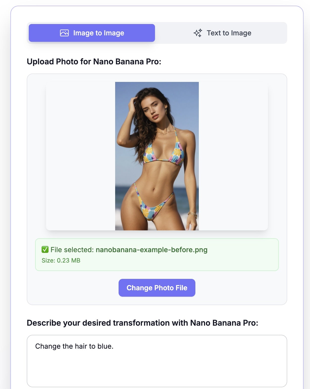 Step 1: Upload Your Photo