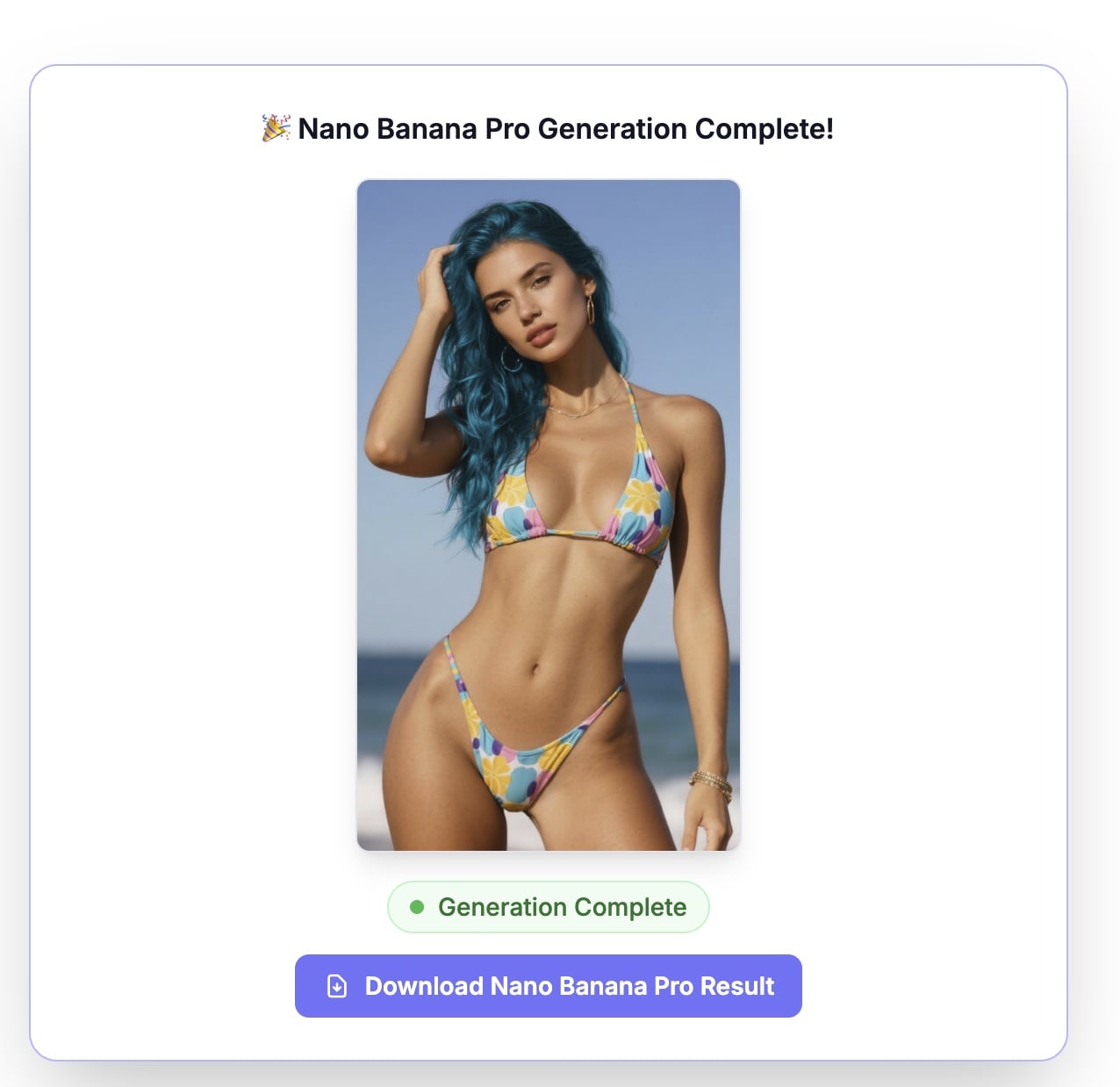 Step 3: Download Your Nano Banana Pro Result