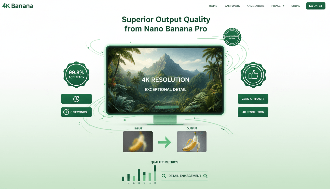 Superior Output Quality from Nano Banana Pro