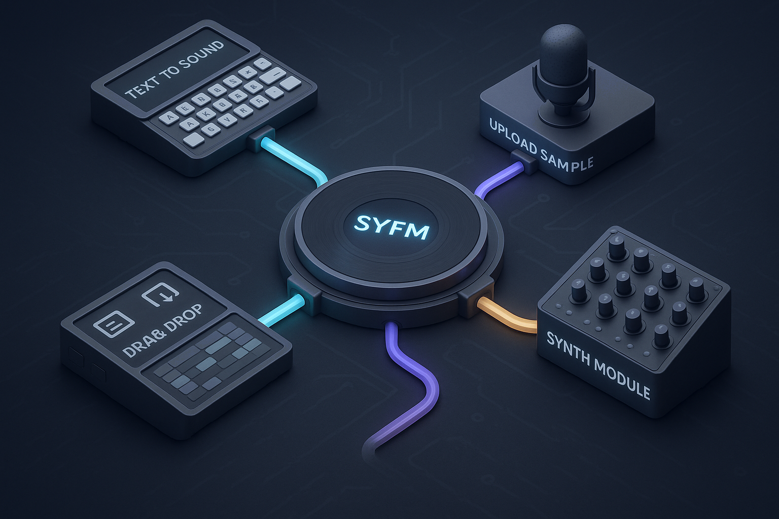 Multiple SYFM Sound Effects Generation Methods