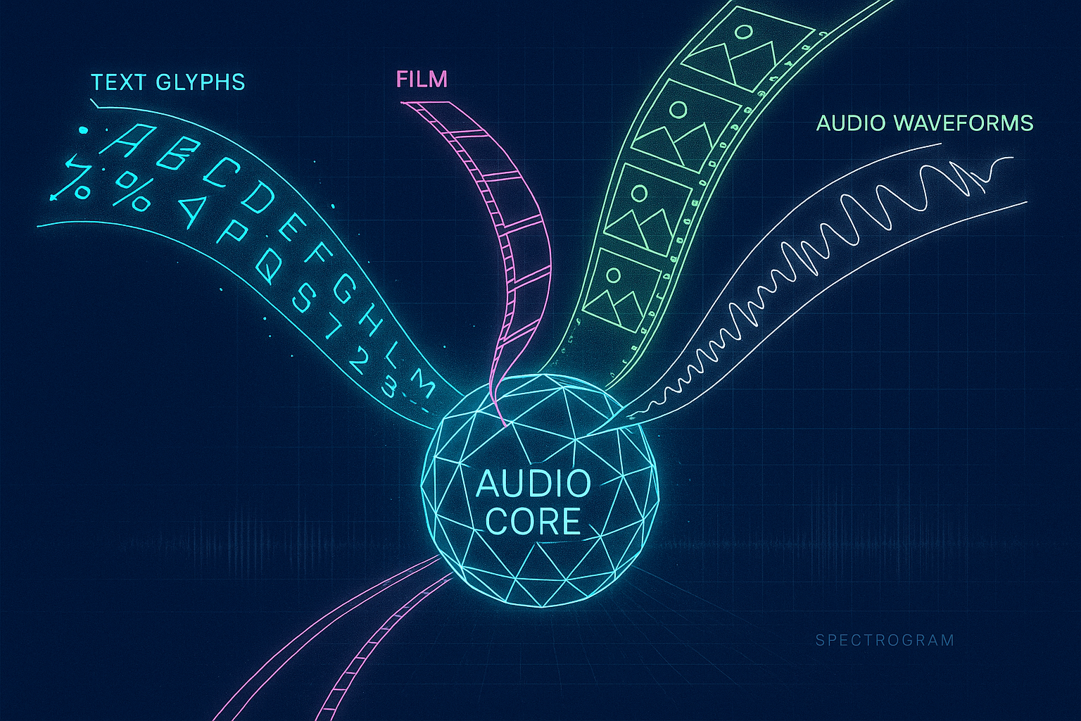 Sistema de entrada de AI multimodal Audiox