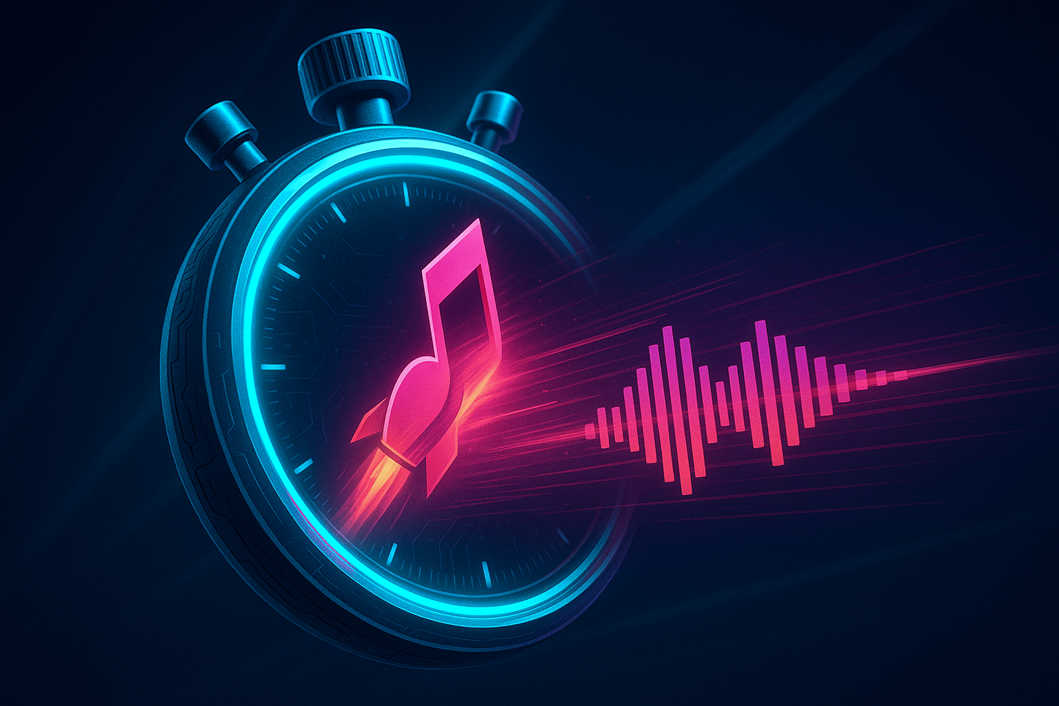 Fast Music Generation and Addition to Video